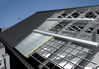 Increase the thermal efficiency of metal deck roofing with Foamex PurlinK